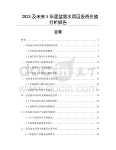 2025及未來(lái)5年面盆落水項(xiàng)目投資價(jià)值分析報(bào)告