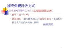 二代健保－投保单位雇主