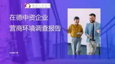 2025年在德中資企業(yè)營商環(huán)境調(diào)查報(bào)告-