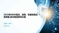 2025年EMSS急診、急救、危重搶救應急預案急診重癥醫學必備
