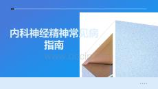 內(nèi)科神經(jīng)精神常見病指南