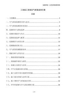 工地施工現場空氣質量監測方案