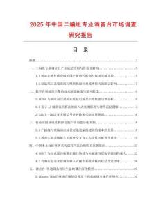2025年中國(guó)二編組專業(yè)調(diào)音臺(tái)市場(chǎng)調(diào)查研究報(bào)告
