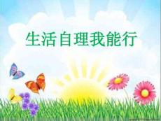 （48頁PPT）生活自理我能行