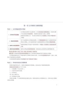 2026年中級經濟師《財政稅收》考前25頁紙