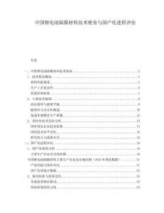 中國鋰電池隔膜材料技術(shù)壁壘與國產(chǎn)化進(jìn)程評(píng)估
