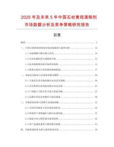 2025年及未來5年中國石材黃斑清除劑市場數據分析及競爭策略研究報告