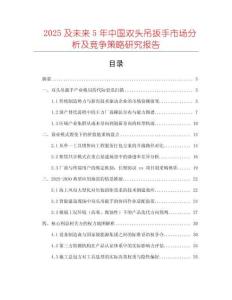 2025及未來5年中國雙頭吊扳手市場分析及競爭策略研究報告