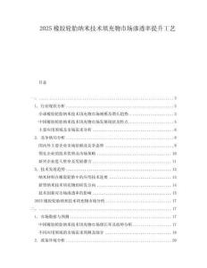 2025橡膠輪胎納米技術(shù)填充物市場滲透率提升工藝