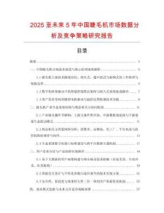 2025至未來5年中國睫毛機市場數據分析及競爭策略研究報告