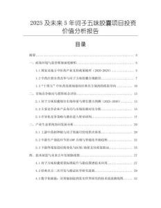2025及未來(lái)5年訶子五味膠囊項(xiàng)目投資價(jià)值分析報(bào)告