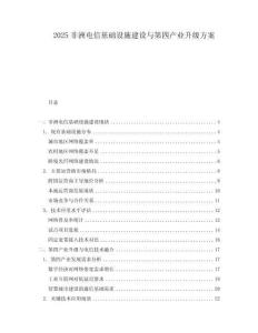 2025非洲電信基礎設施建設與第四產業升級方案