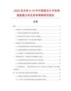 2025及未來5-10年中國(guó)蛭石片市場(chǎng)調(diào)查數(shù)據(jù)分析及競(jìng)爭(zhēng)策略研究報(bào)告