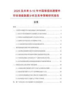 2025及未來5-10年中國等徑四通管件市場調查數據分析及競爭策略研究報告