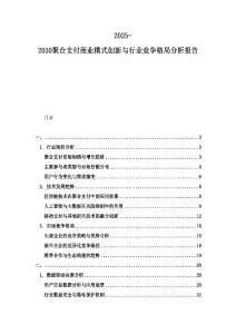 2025-2030聚合支付商業模式創新與行業競爭格局分析報告