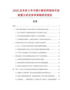 2025及未來5年中國計算機網(wǎng)絡(luò)線市場數(shù)據(jù)分析及競爭策略研究報告