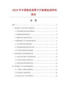 2025年中國數(shù)顯板厚卡尺數(shù)據(jù)監(jiān)測研究報告