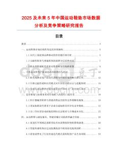 2025及未來(lái)5年中國(guó)運(yùn)動(dòng)鞋墊市場(chǎng)數(shù)據(jù)分析及競(jìng)爭(zhēng)策略研究報(bào)告