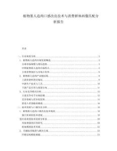 植物基人造肉口感改良技術(shù)與消費(fèi)群體畫像匹配分析報(bào)告