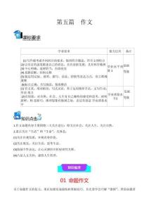 22作文（知識梳理+考點精講精練+實戰(zhàn)訓(xùn)練）（解析版）