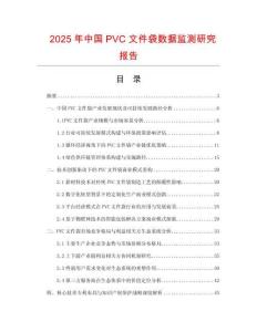2025年中國PVC文件袋數據監測研究報告
