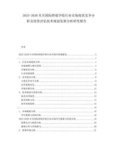 2025-2030貝貝國(guó)際跨境學(xué)校行業(yè)市場(chǎng)現(xiàn)狀競(jìng)爭(zhēng)分析及投資評(píng)估技術(shù)規(guī)劃發(fā)展分析研究報(bào)告