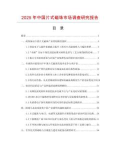 2025年中国片式磁珠市场调查研究报告