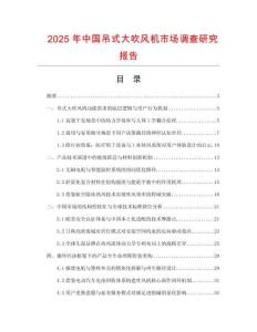 2025年中国吊式大吹风机市场调查研究报告