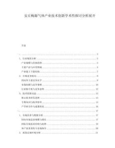 安丘梅源气体产业技术创新学术性探讨分析展开