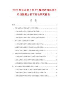 2025年及未來(lái)5年P(guān)E膜熱收縮機(jī)項(xiàng)目市場(chǎng)數(shù)據(jù)分析可行性研究報(bào)告