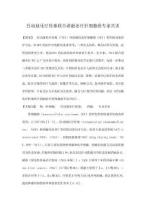 經動脈化療栓塞聯合消融治療肝細胞癌專家共識