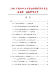 2025年及未來5年蠟燭臺架項目市場數(shù)據(jù)調(diào)查、監(jiān)測研究報告