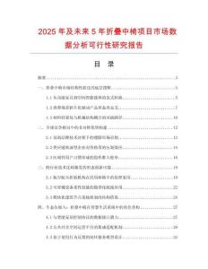 2025年及未來(lái)5年折疊中椅項(xiàng)目市場(chǎng)數(shù)據(jù)分析可行性研究報(bào)告