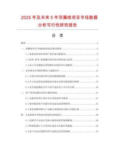 2025年及未來5年雙圈線項目市場數據分析可行性研究報告