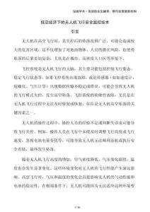 低空經(jīng)濟(jì)下的無(wú)人機(jī)飛行安全監(jiān)控技術(shù)