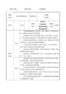 電子商務英語Unit 11　教案