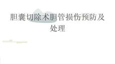 膽囊切除術(shù)膽管損傷預(yù)防及處理2026