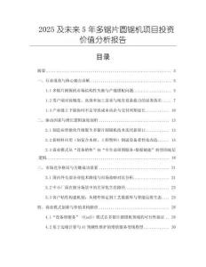 2025及未來(lái)5年多鋸片圓鋸機(jī)項(xiàng)目投資價(jià)值分析報(bào)告