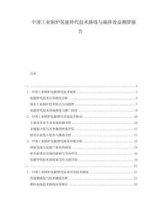 中國(guó)工業(yè)鍋爐氫能替代技術(shù)路線與減排效益測(cè)算報(bào)告