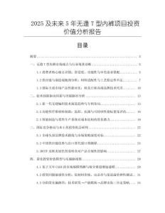 2025及未來5年無逢T型內(nèi)褲項目投資價值分析報告