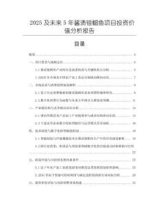 2025及未來(lái)5年醬漬銀鯧魚(yú)項(xiàng)目投資價(jià)值分析報(bào)告