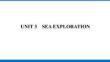 2026屆高考英語人教版一輪復習課件：選擇性必修第四冊 UNIT 3　SEA EXPLORATION