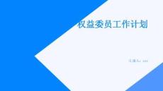权益委员工作计划