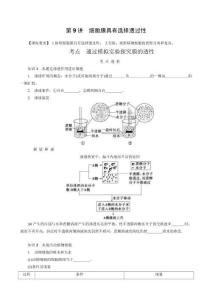 第9講　細胞膜具有選擇透過性