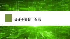 微課專題解三角形