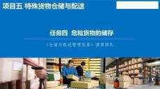 5.4 危險(xiǎn)貨物的儲存