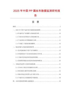 2025年中國(guó)PP扁絲布數(shù)據(jù)監(jiān)測(cè)研究報(bào)告