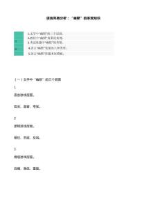 語言風(fēng)格分析：“幽默”的系統(tǒng)知識