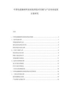 中國電接觸材料表面處理技術(shù)突破與產(chǎn)品壽命延展方案研究