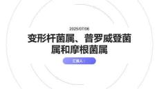 變形桿菌屬 普羅威登菌屬 及摩根菌屬